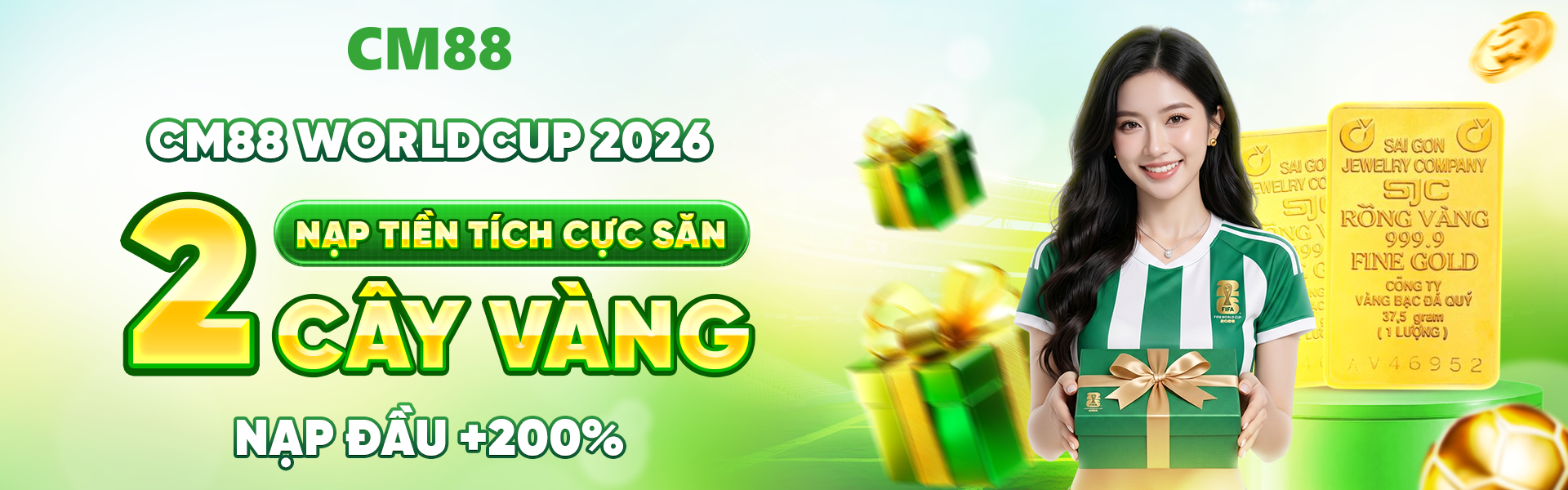 CM88 và OKVIP quy tụ các đối tác danh tiếng, hòa nhịp cùng giải bóng World Cup 2026.
